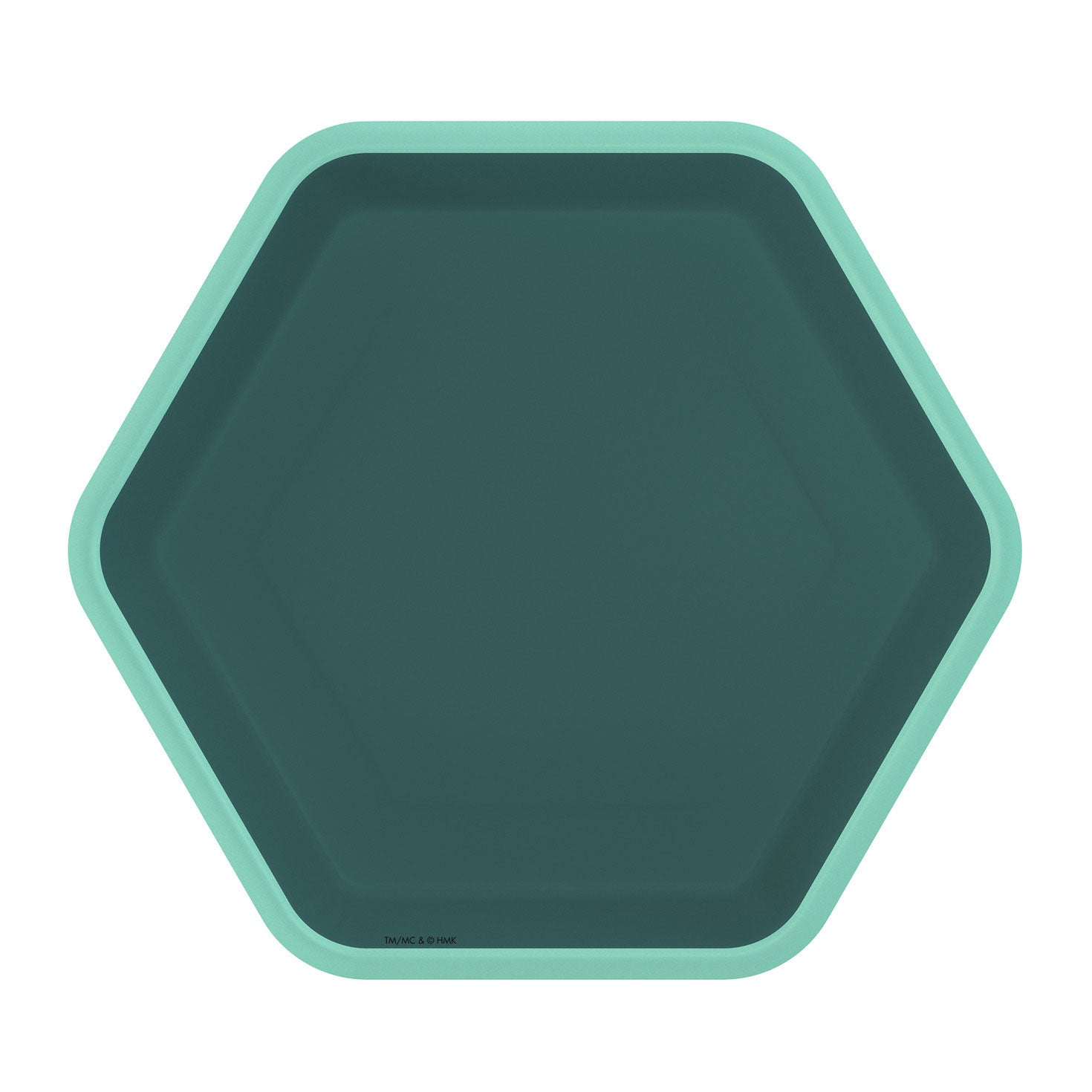 Hallmark Green Hexagonal Dessert Plates, Set of 8