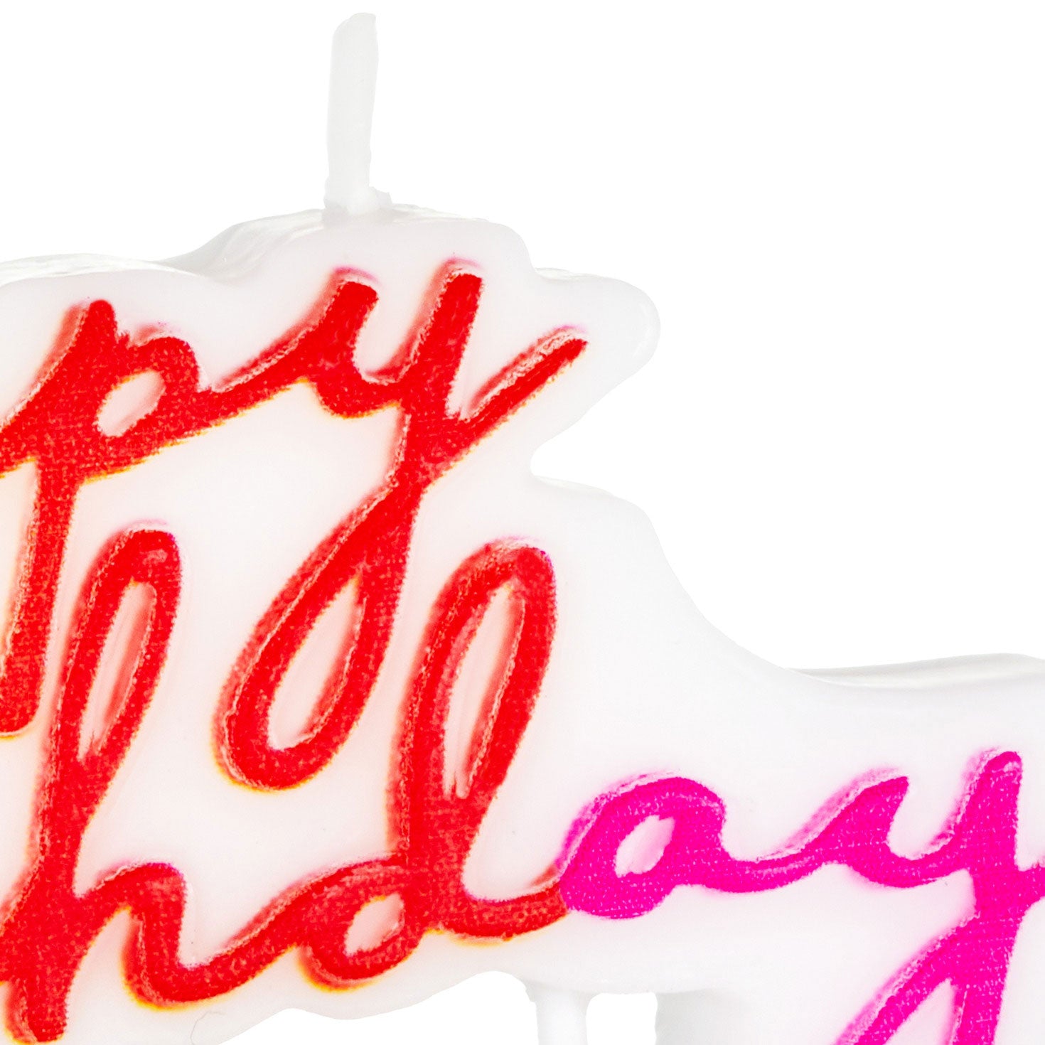 Hallmark Rainbow Lettering Happy Birthday Candle