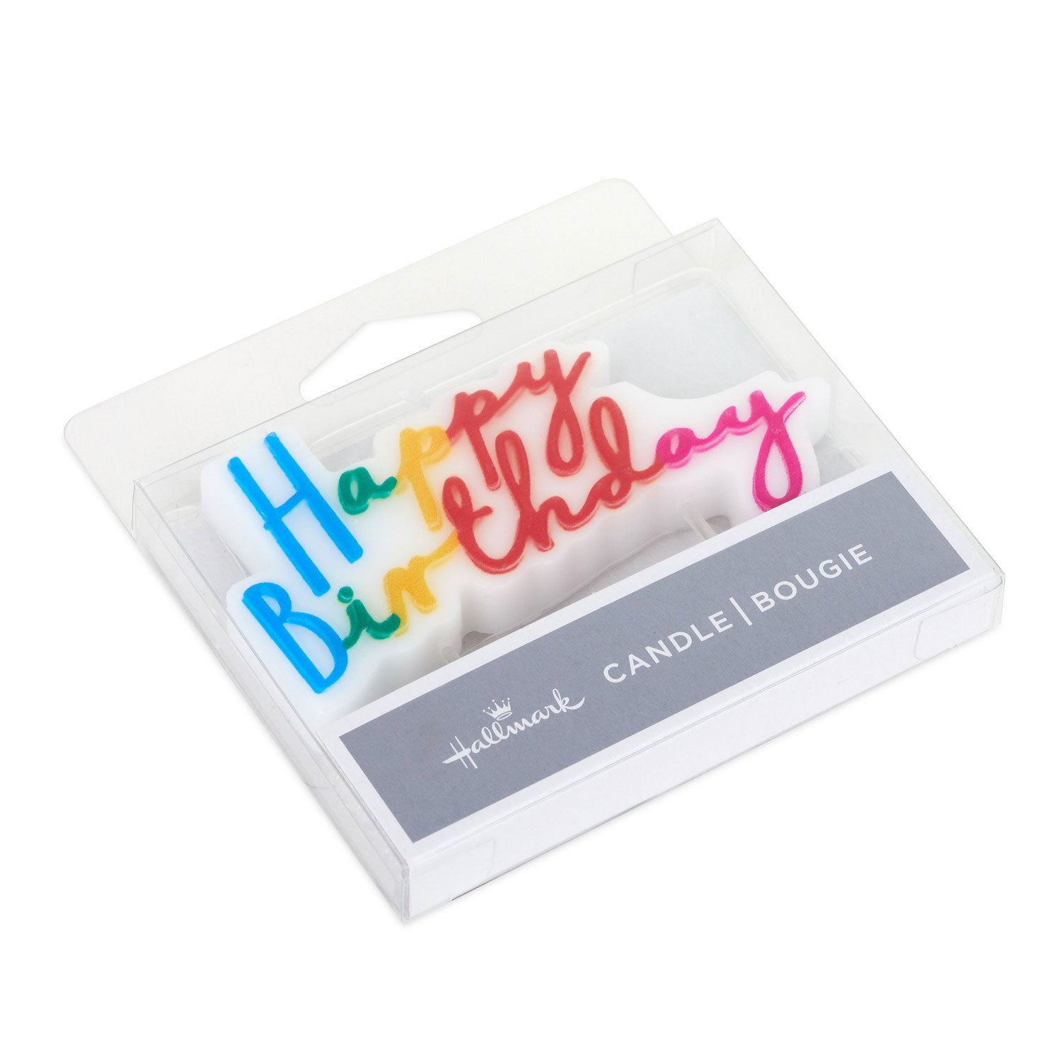 Hallmark Rainbow Lettering Happy Birthday Candle