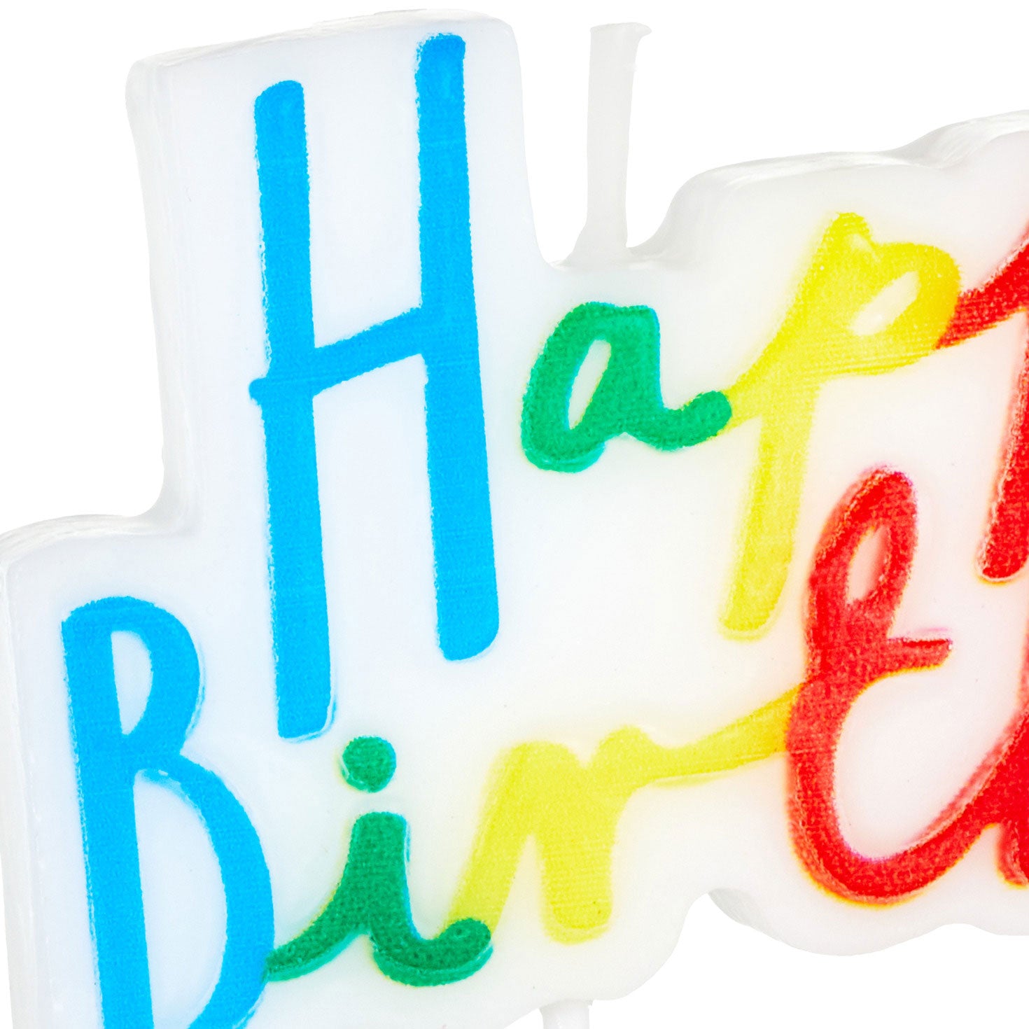 Hallmark Rainbow Lettering Happy Birthday Candle