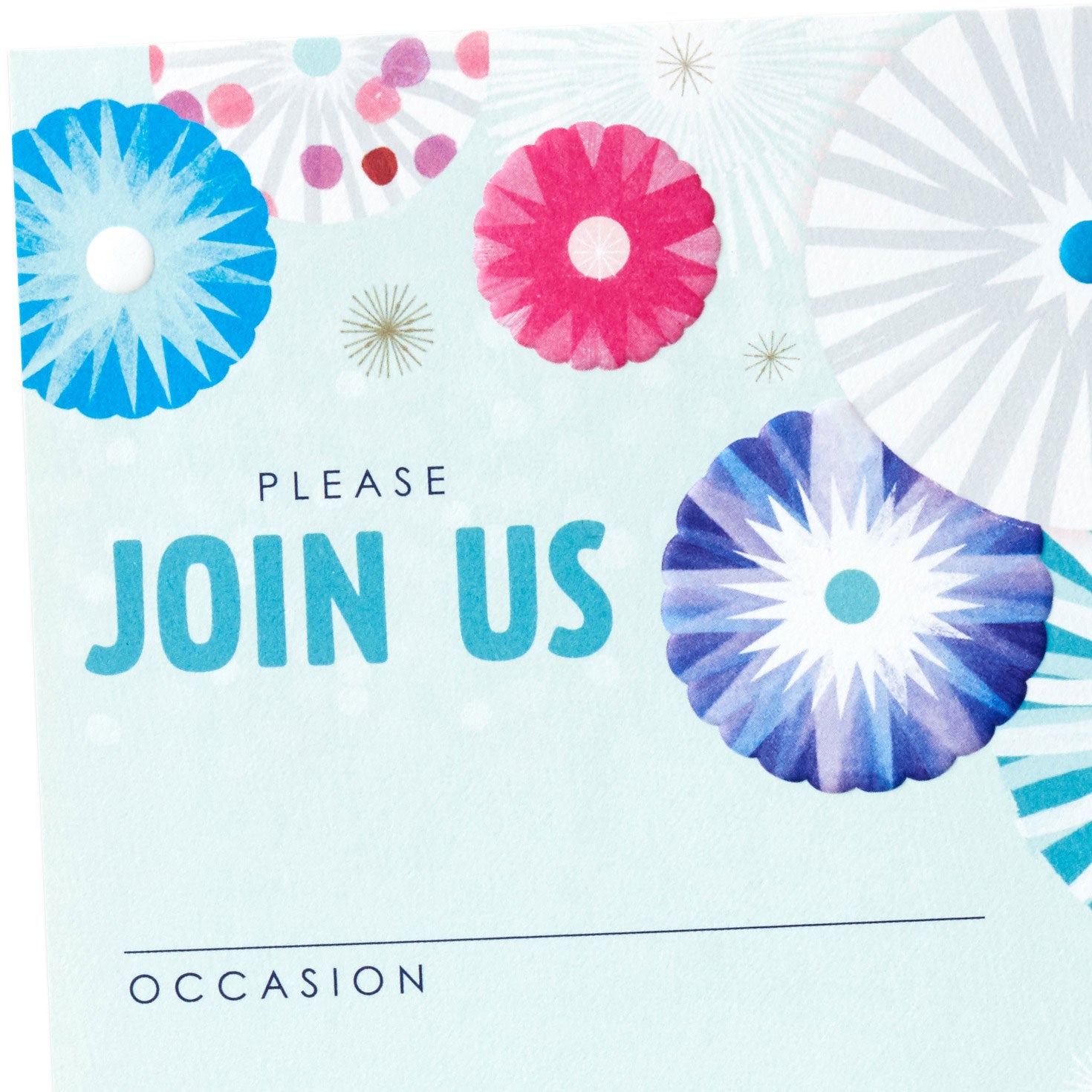 Hallmark Color Bursts Party Invitations, Pack of 20