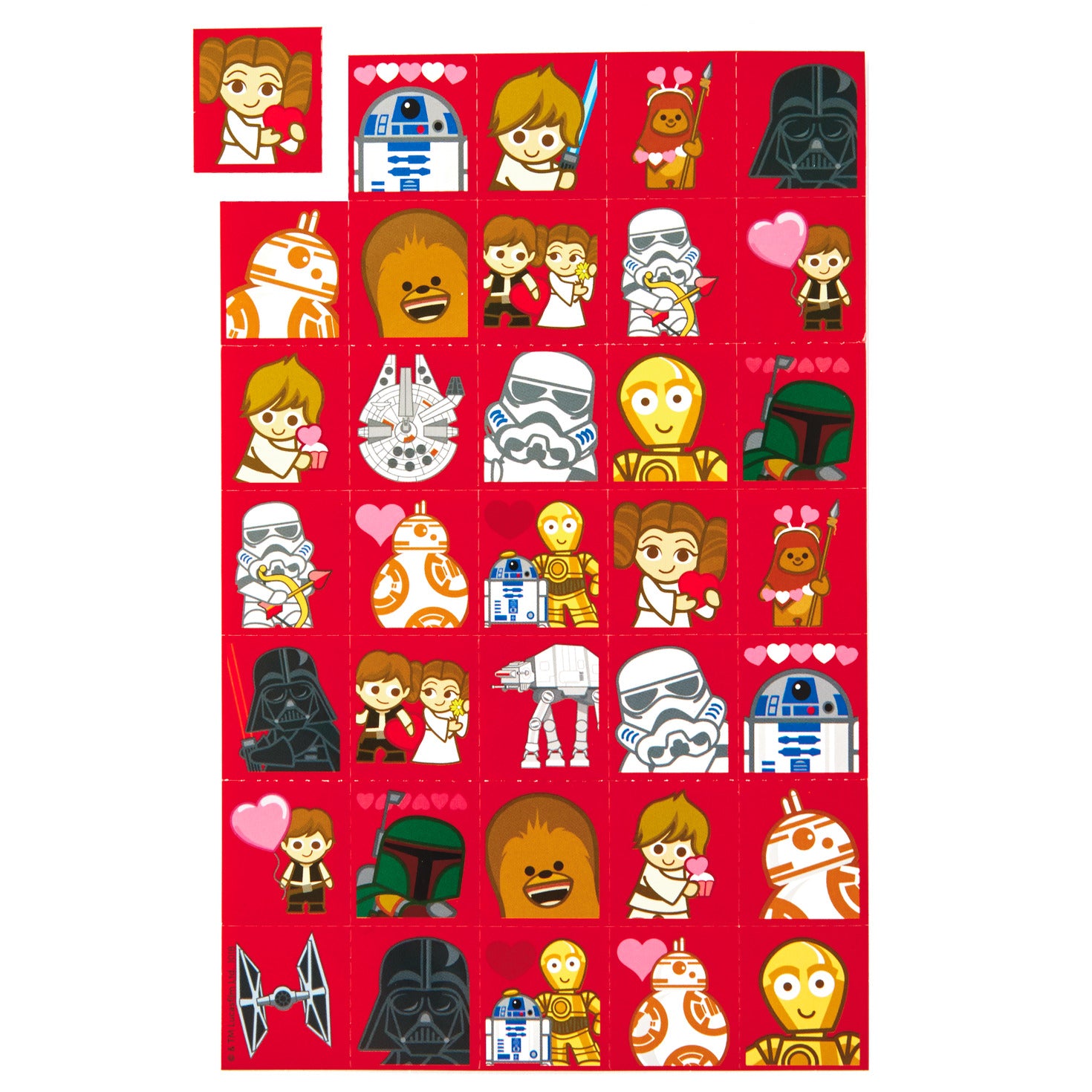 Hallmark Star Wars� Kids Classroom Valentines Set With Cards, Stickers and Mailbox