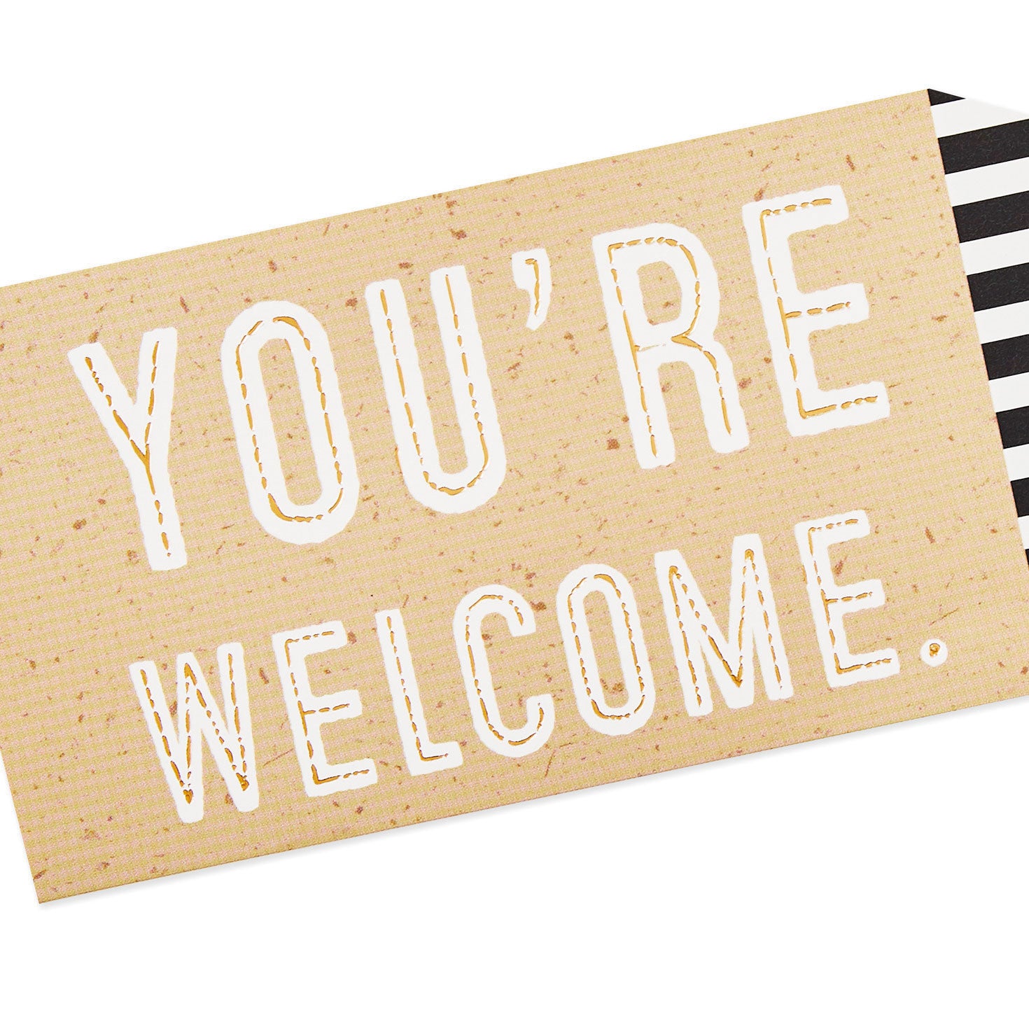 Hallmark You're Welcome Gift Tag With Ribbon