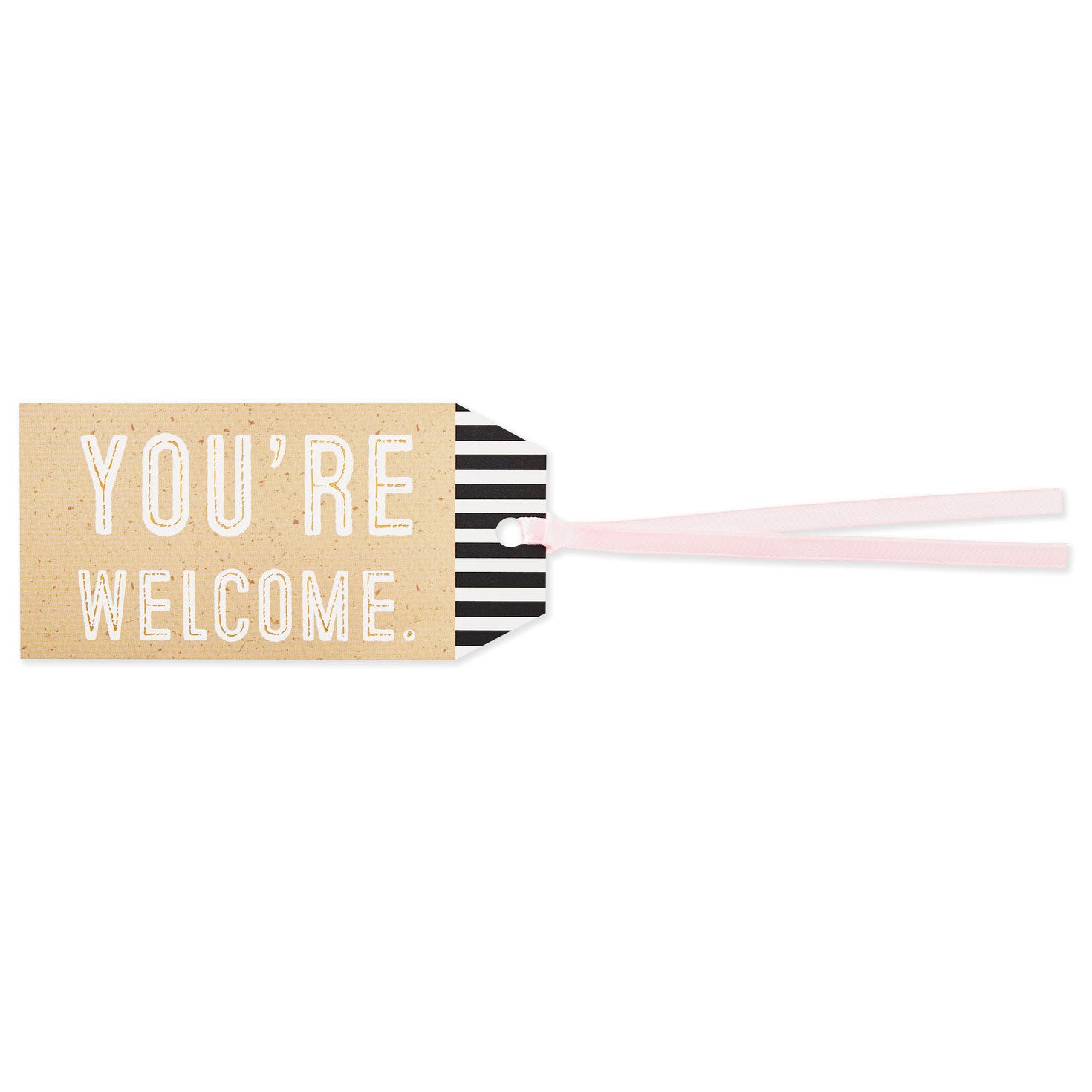 Hallmark You're Welcome Gift Tag With Ribbon