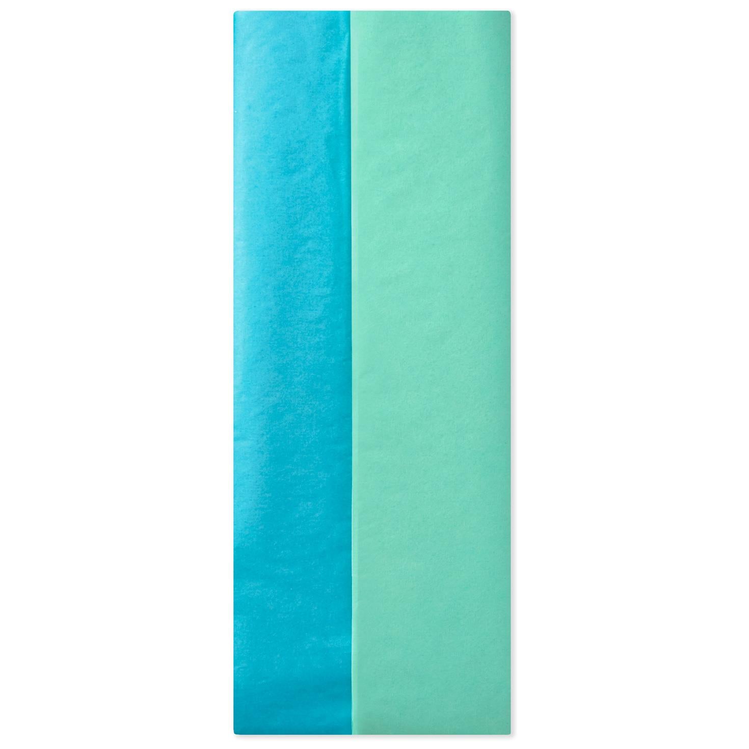 Hallmark Turquoise and Mint Green 2-Pack Tissue Paper, 8 Sheets