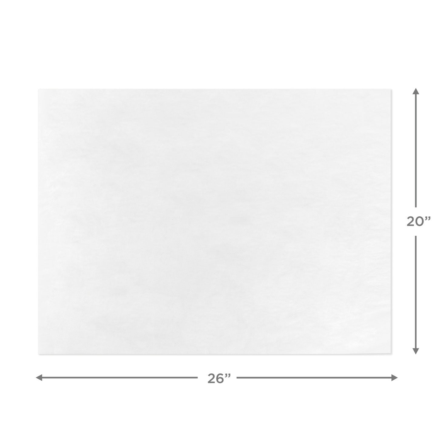 Hallmark Solid White Tissue Paper, 8 sheets