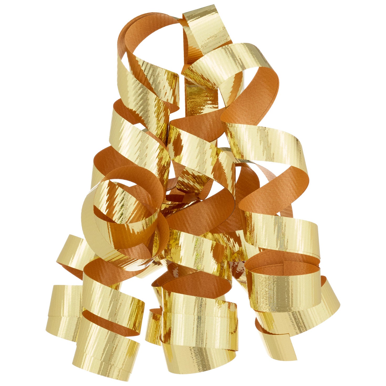Hallmark 6.5'' Gold Metallic Curly Ribbon Gift Bow