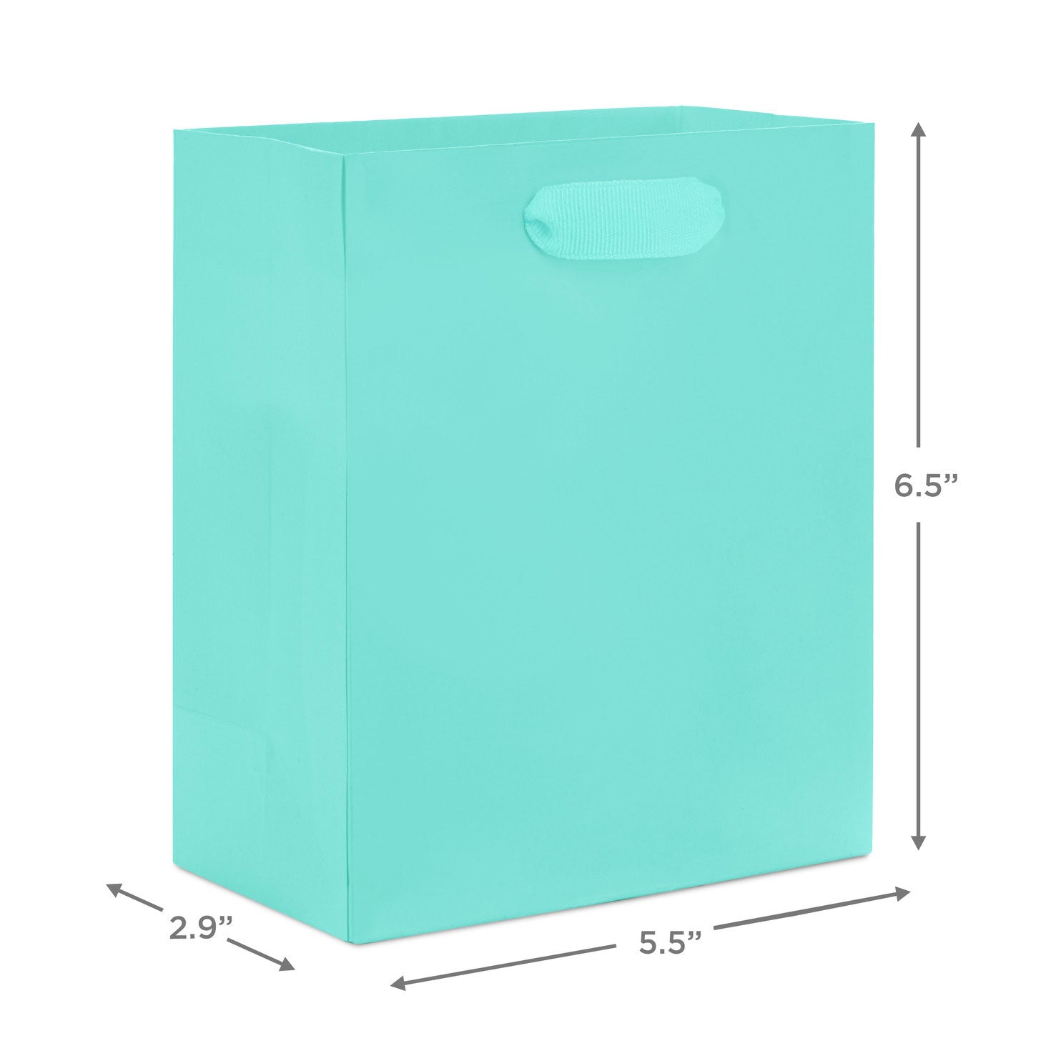 Hallmark 6.5'' Turquoise Small Gift Bag