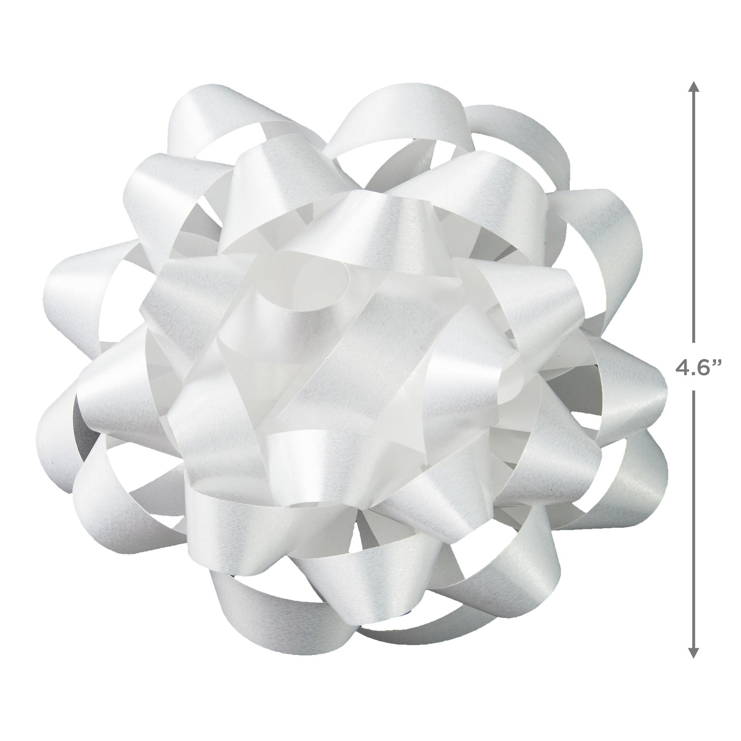 Hallmark 4.6'' Glossy White Gift Bow