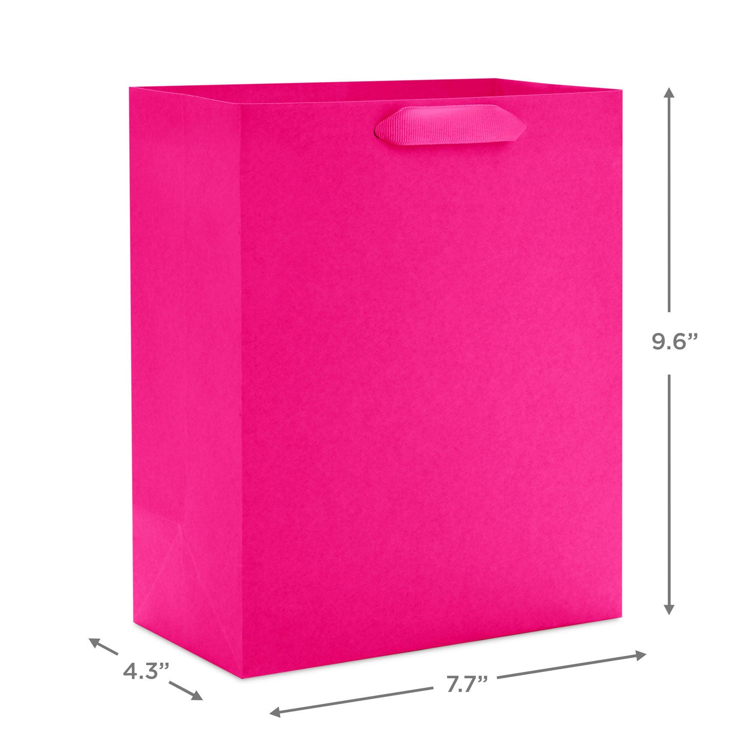 Hallmark 9.6'' Hot Pink Medium Gift Bag