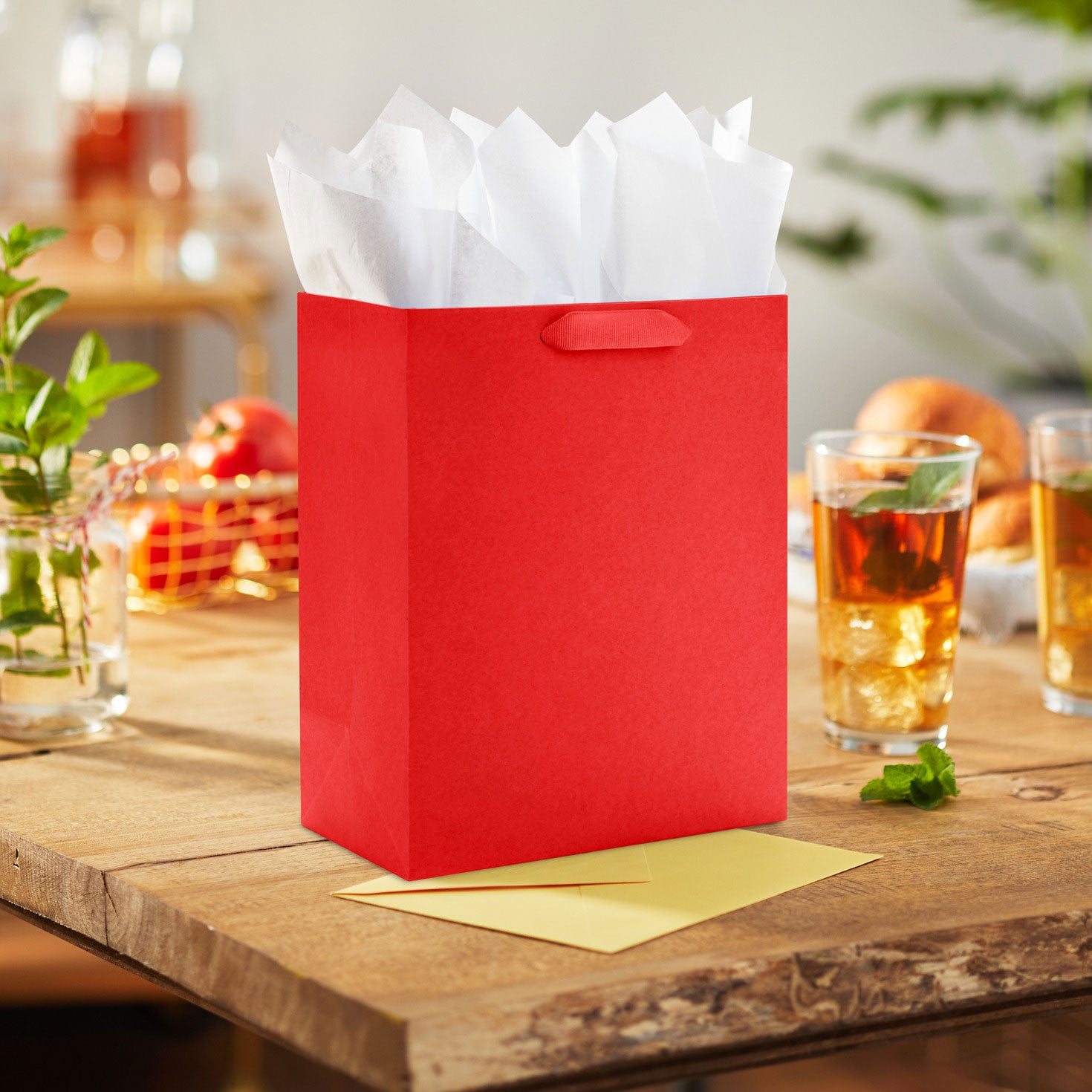 Hallmark 9.6'' Red Medium Gift Bag