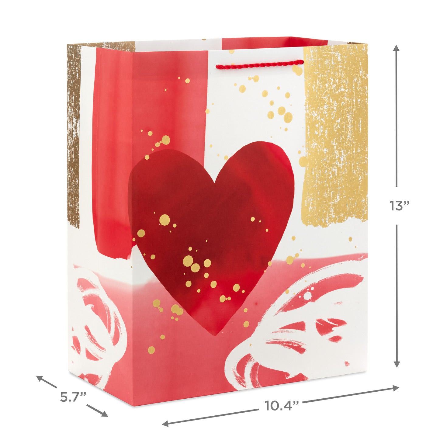 Hallmark 13'' Painted Heart Gift Bag