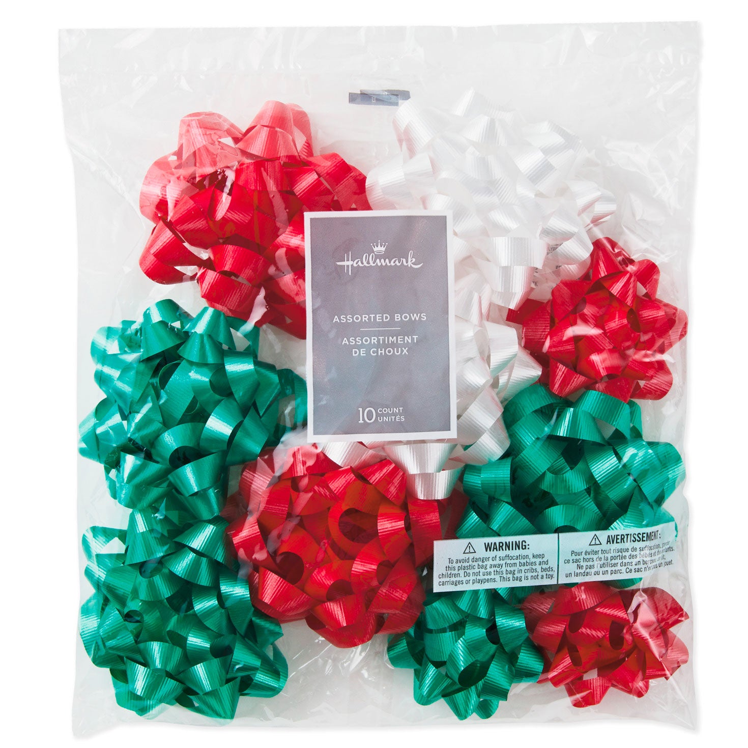 Hallmark Bag of 10 Assorted Crimped Gift Bows