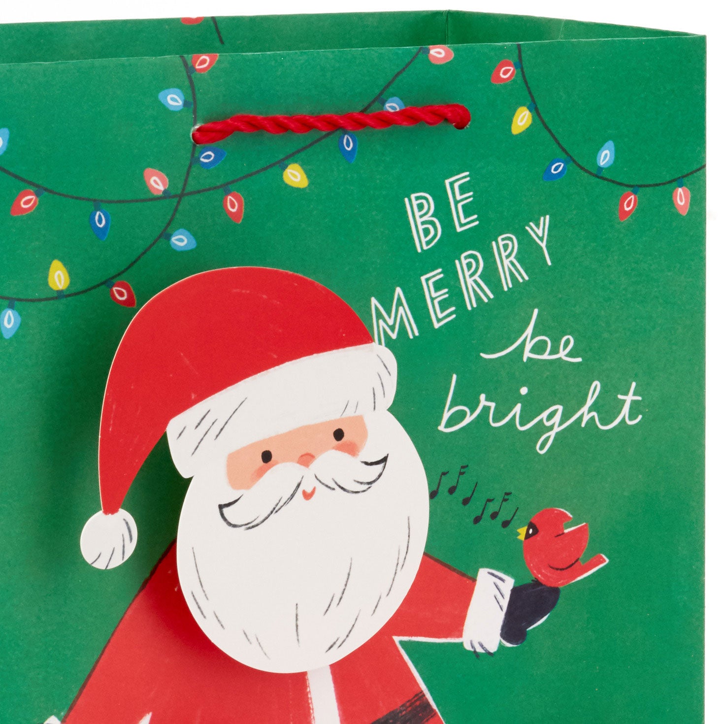 Hallmark 9.6'' Santa and Penguins Medium Christmas Gift Bag
