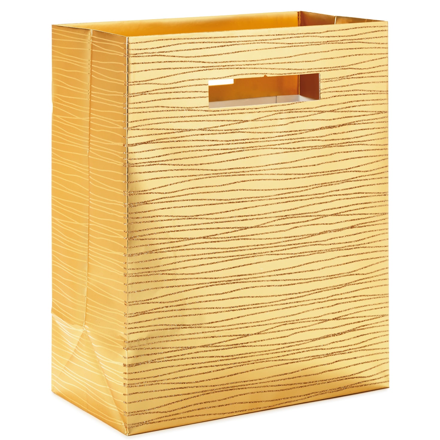 Hallmark 13'' Glittered Stripes Gift Bag