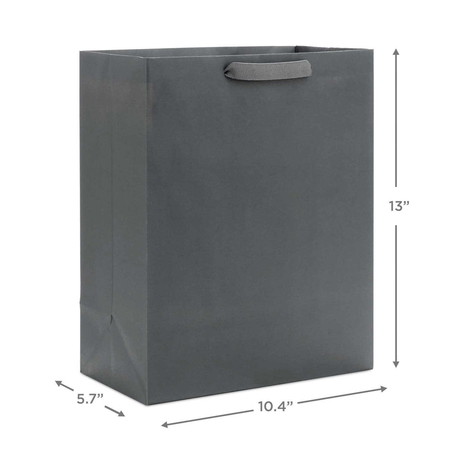 Hallmark 13'' Gray Large Gift Bag