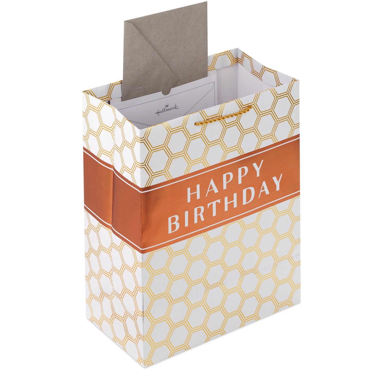 Hallmark 13'' Happy Birthday Hexagons Large Gift Bag