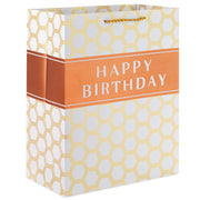 Hallmark 13'' Happy Birthday Hexagons Large Gift Bag
