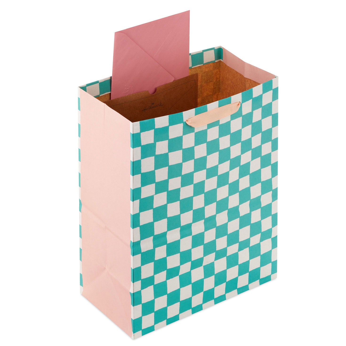 Hallmark 13'' ôDangö Green Check Large Gift Bag