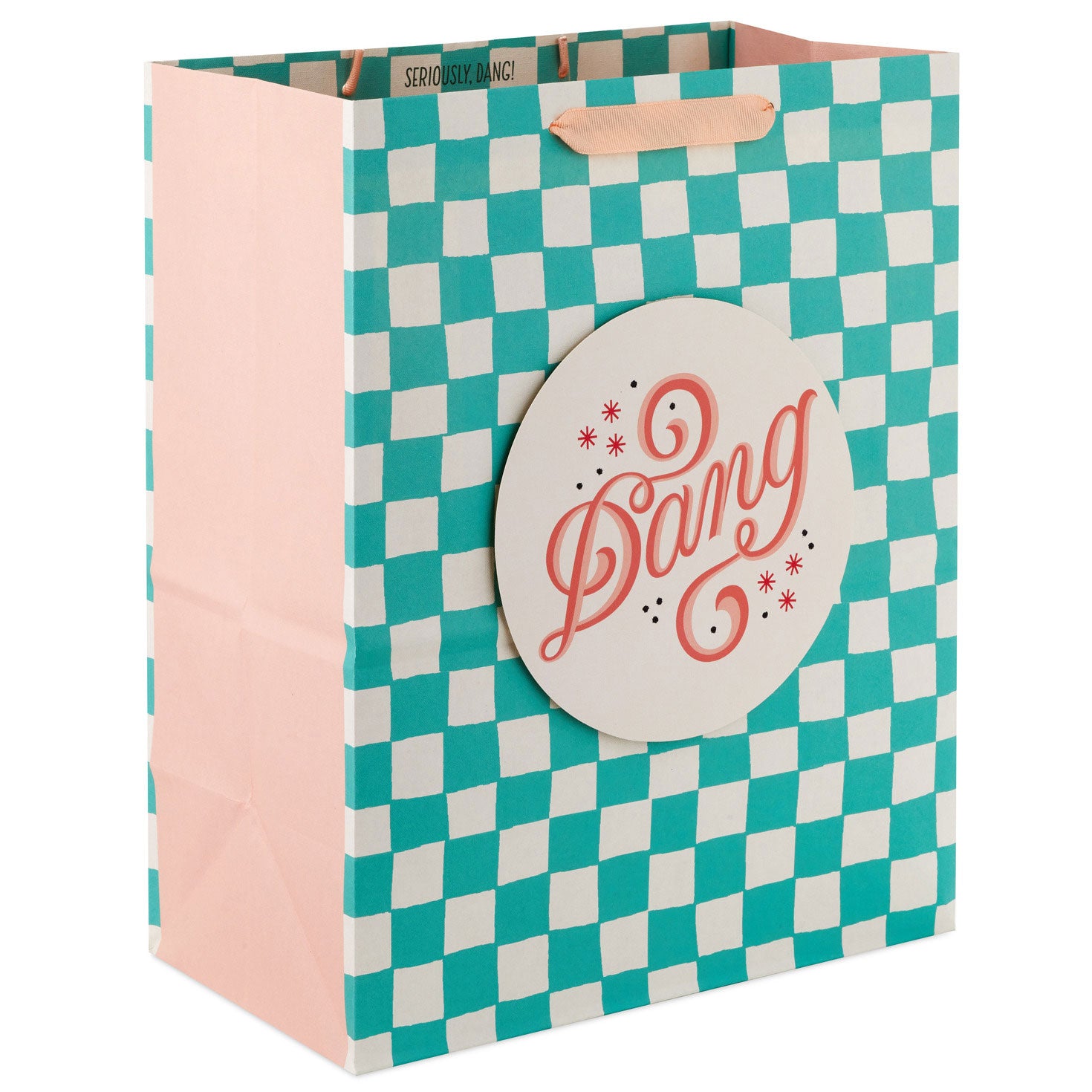 Hallmark 13'' ôDangö Green Check Large Gift Bag