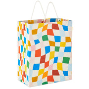 Hallmark 13'' Wavy Checkered Large Gift Bag