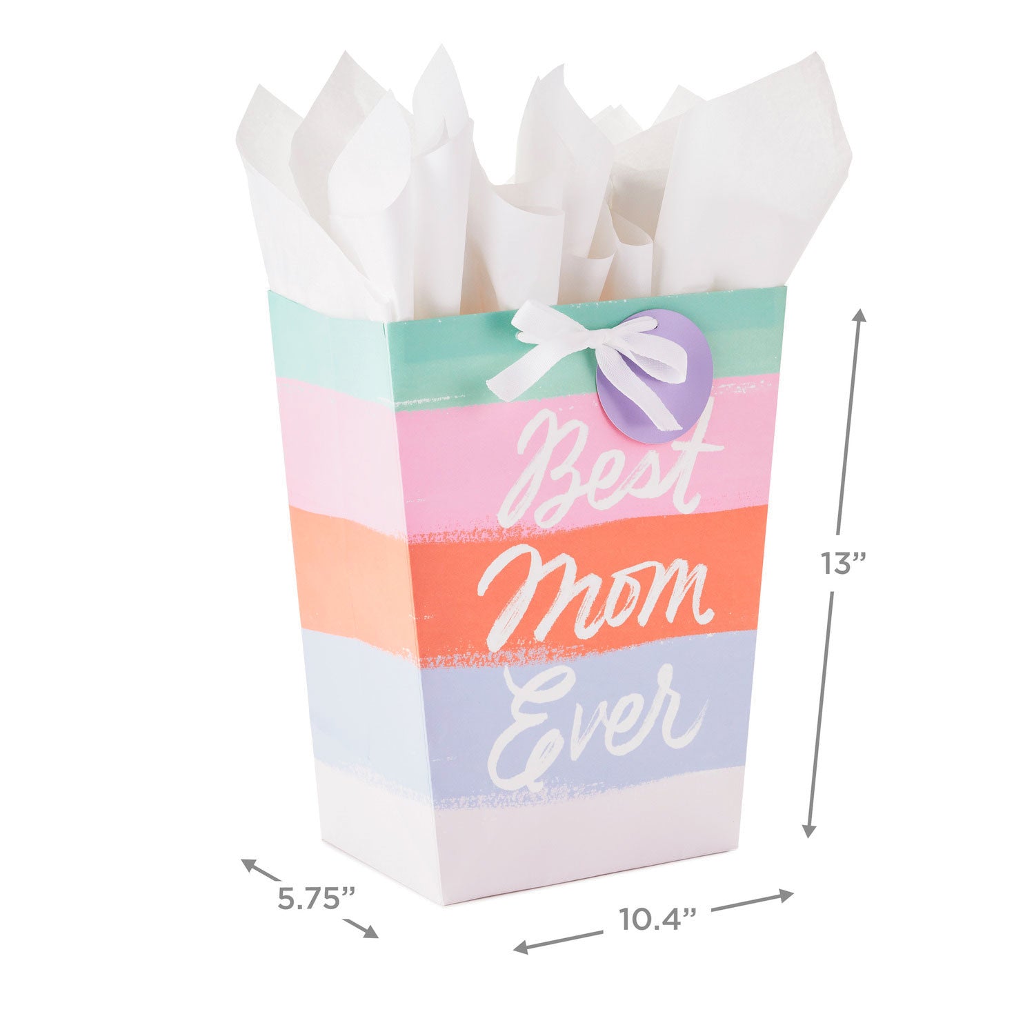 Hallmark 13'' Best Mom Ever Large Gift Bag With Tissue Paper