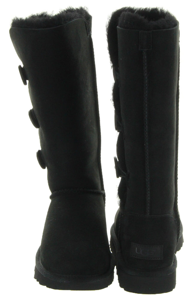 Bailey Button Triplet II in Black by UGG