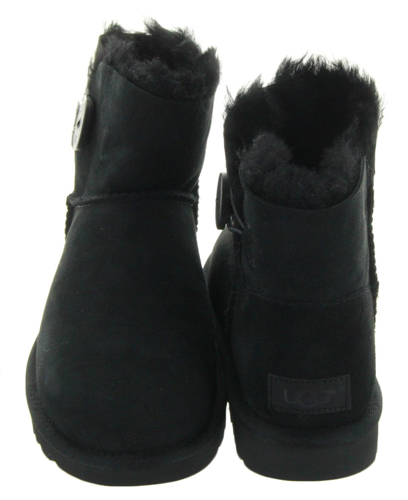 Mini Bailey Button II in Black by UGG – Martin's