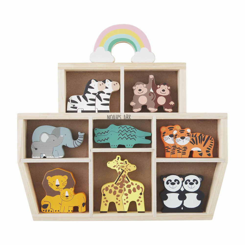 Noahs Ark Wood Toy Set by Mud Pie