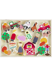 Wood Pumpkin Patch Set by Mud Pie