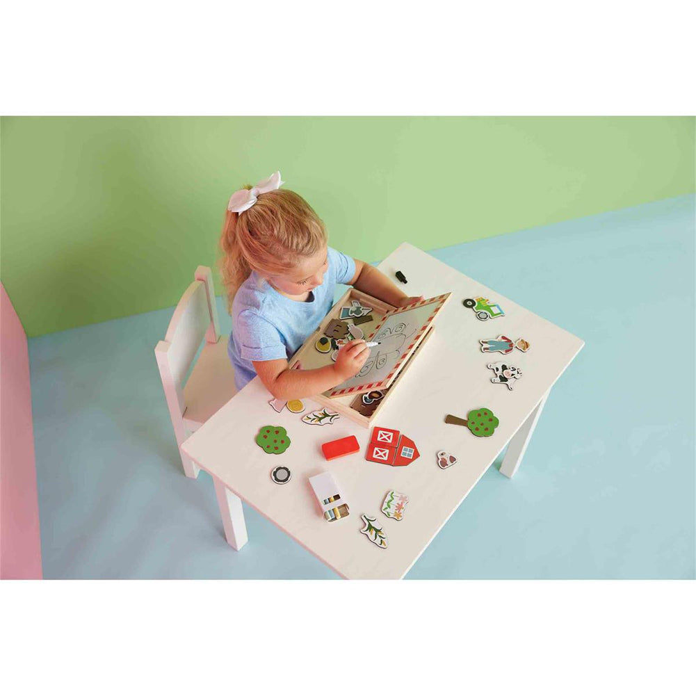 my farm story magnetic box by Mud Pie