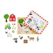 my farm story magnetic box by Mud Pie