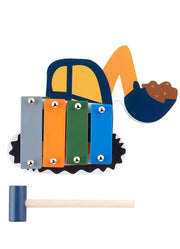 navy construction xylophone by Mud Pie