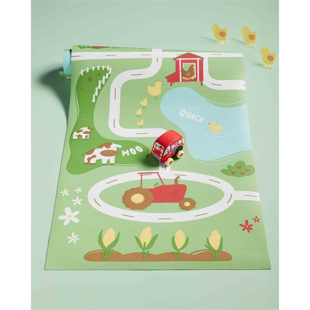 tractor farm mat by Mud Pie