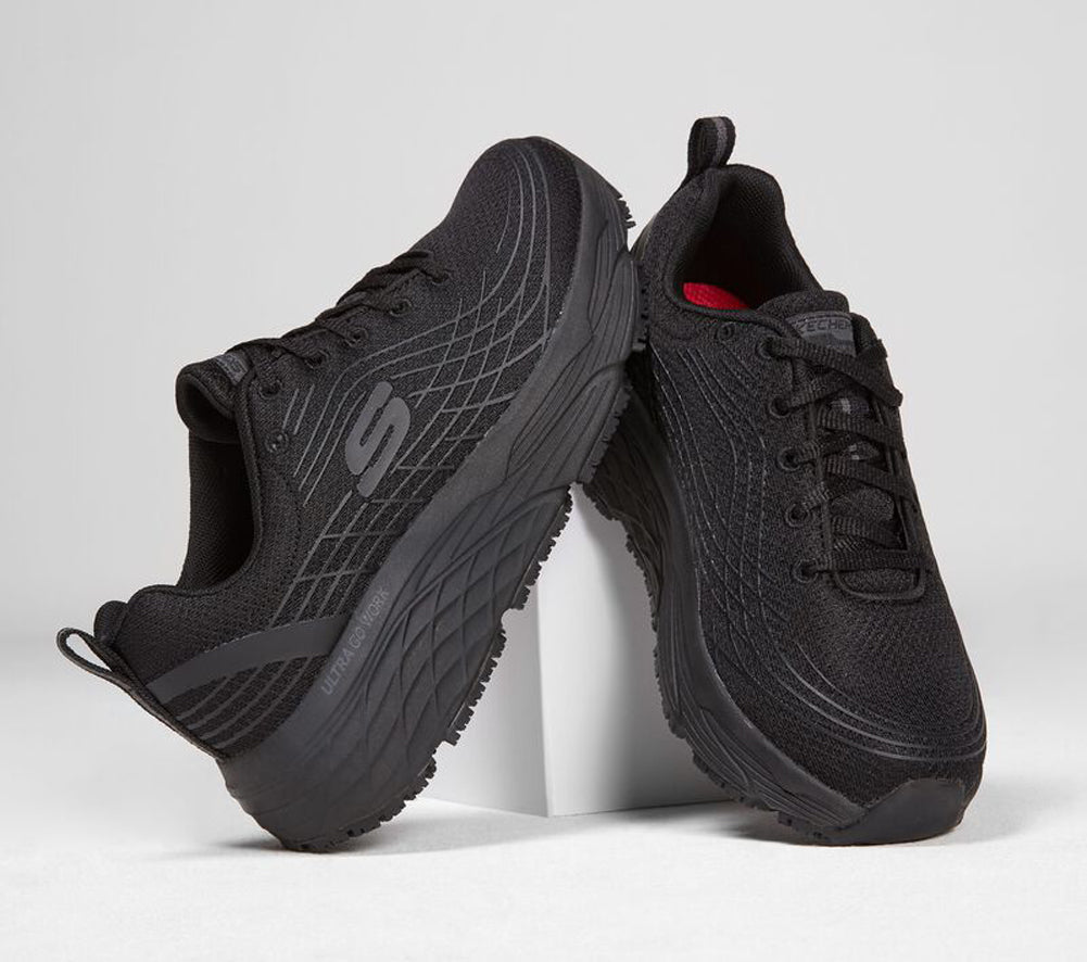Max Cushioning Elite in Black by Skechers