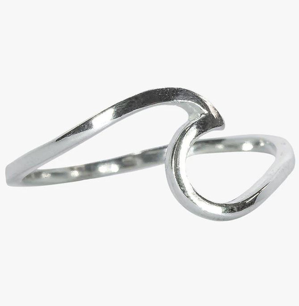 Wave Ring in Silver by Pura Vida