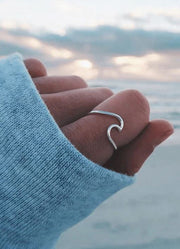 Wave Ring in Silver by Pura Vida