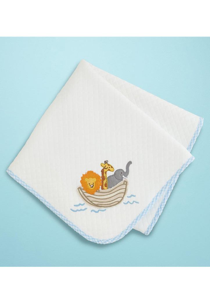 Noahs Ark Quilted Blanket