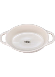 Oval Casserole Yum by Primitives by Kathy