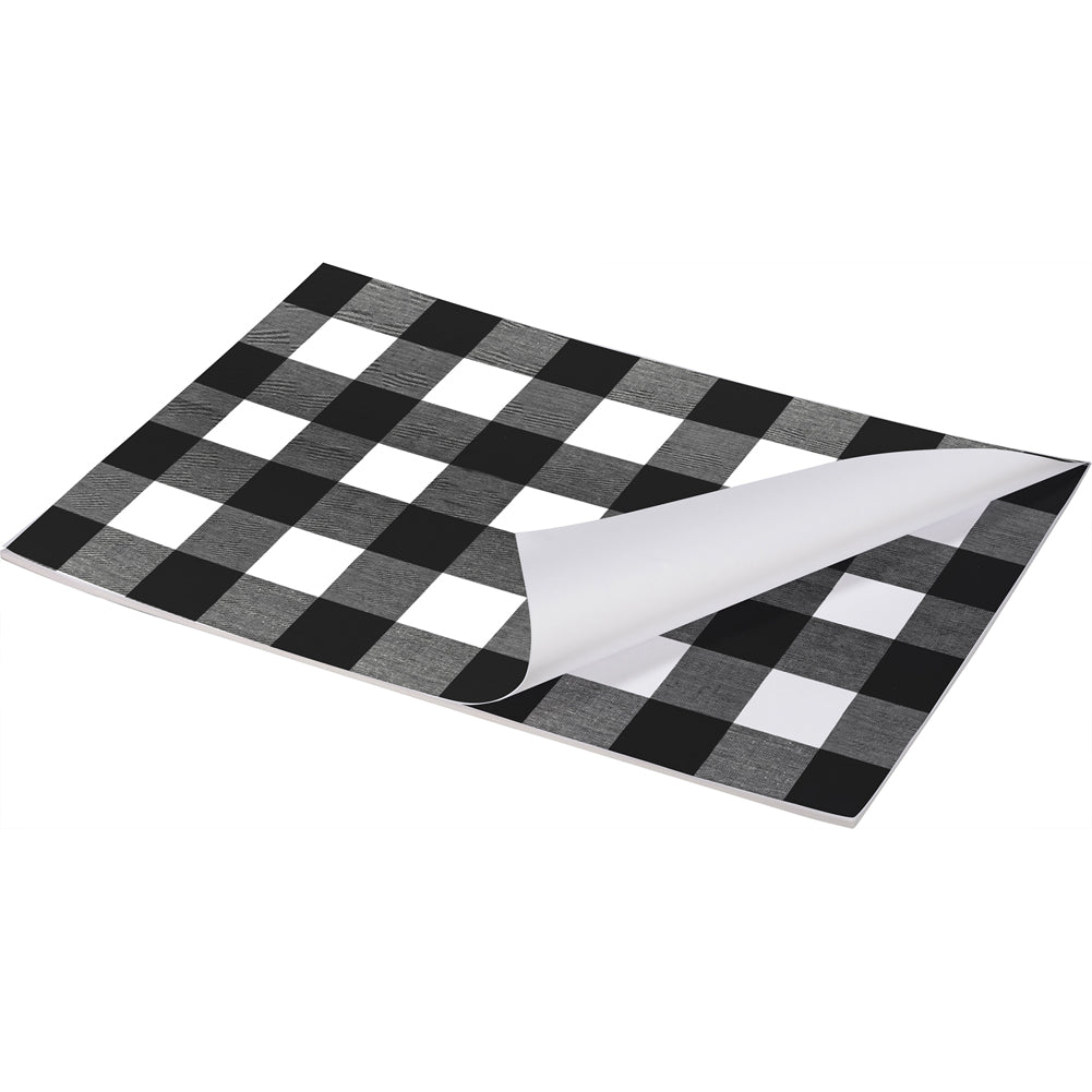 Placement Pad Black Check by Primitives by Kathy