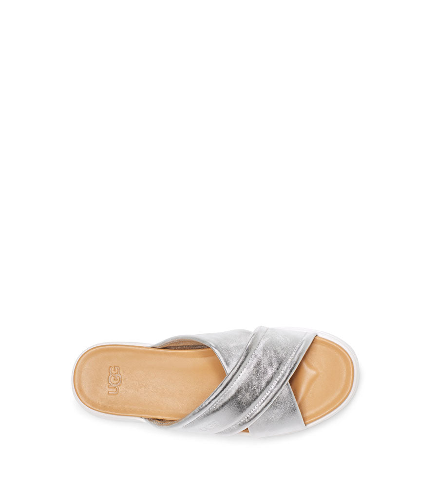 Zayne Crossband in Silver Metallic by UGG Martin s