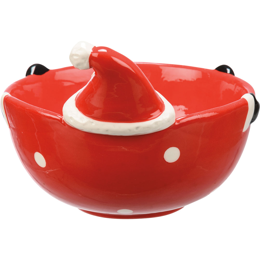 Santa Bowl by Primitives by Kathy