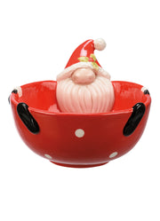 Santa Bowl by Primitives by Kathy