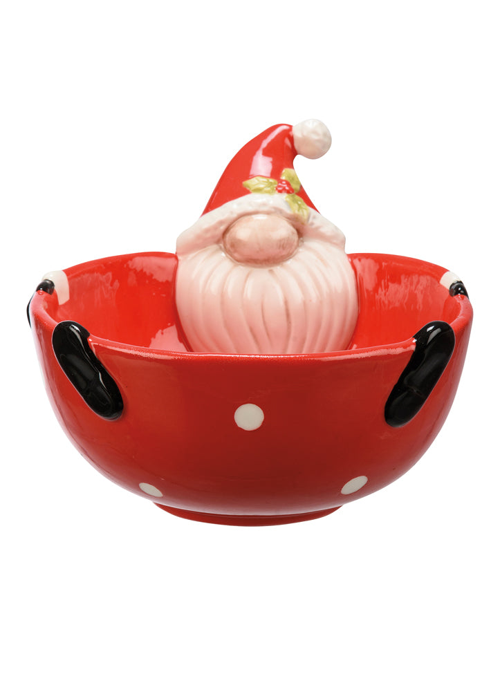 Santa Bowl by Primitives by Kathy