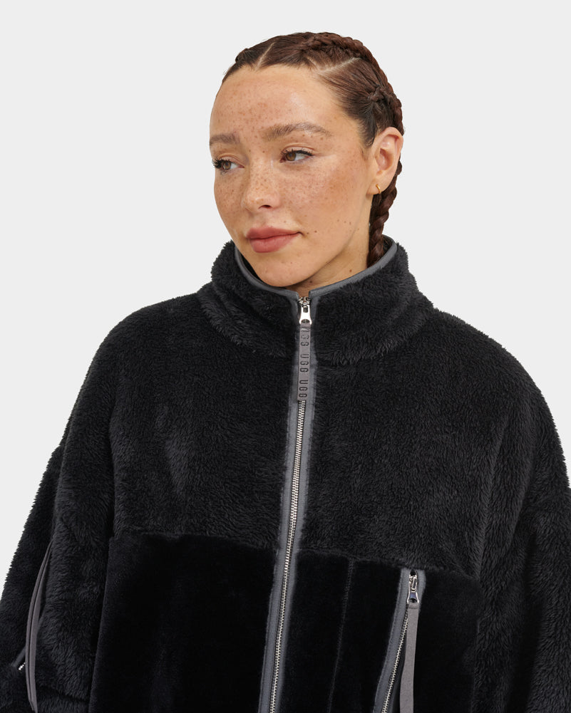 Marlene Sherpa Jacket II in Black by UGG – Martin's