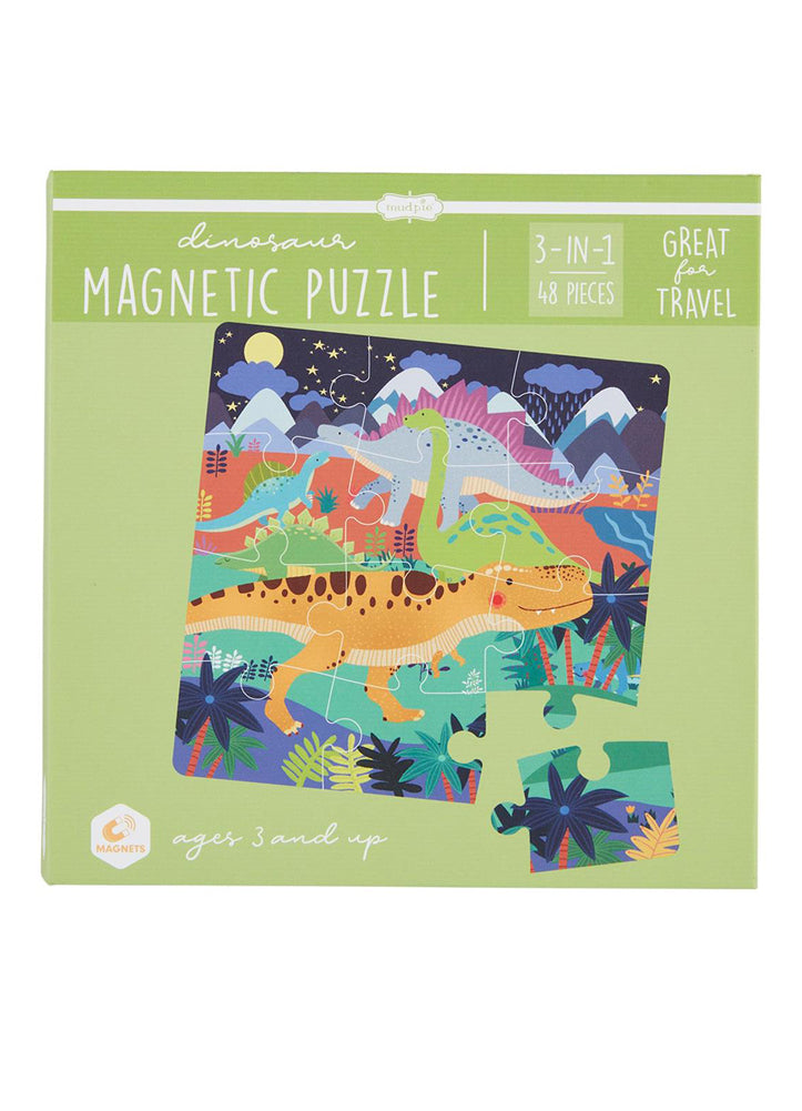 Dino Magnetic Puzzle Book