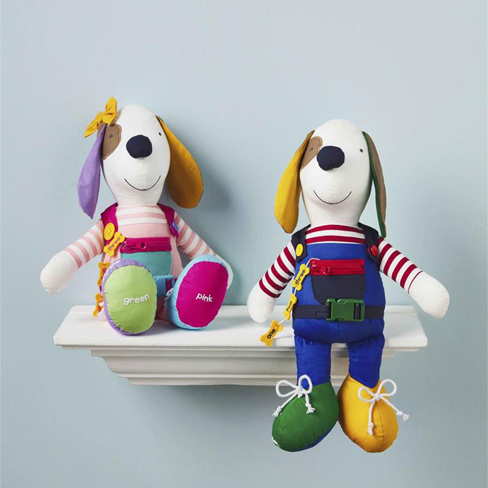 Pink Puppy Learning Pal by Mud Pie