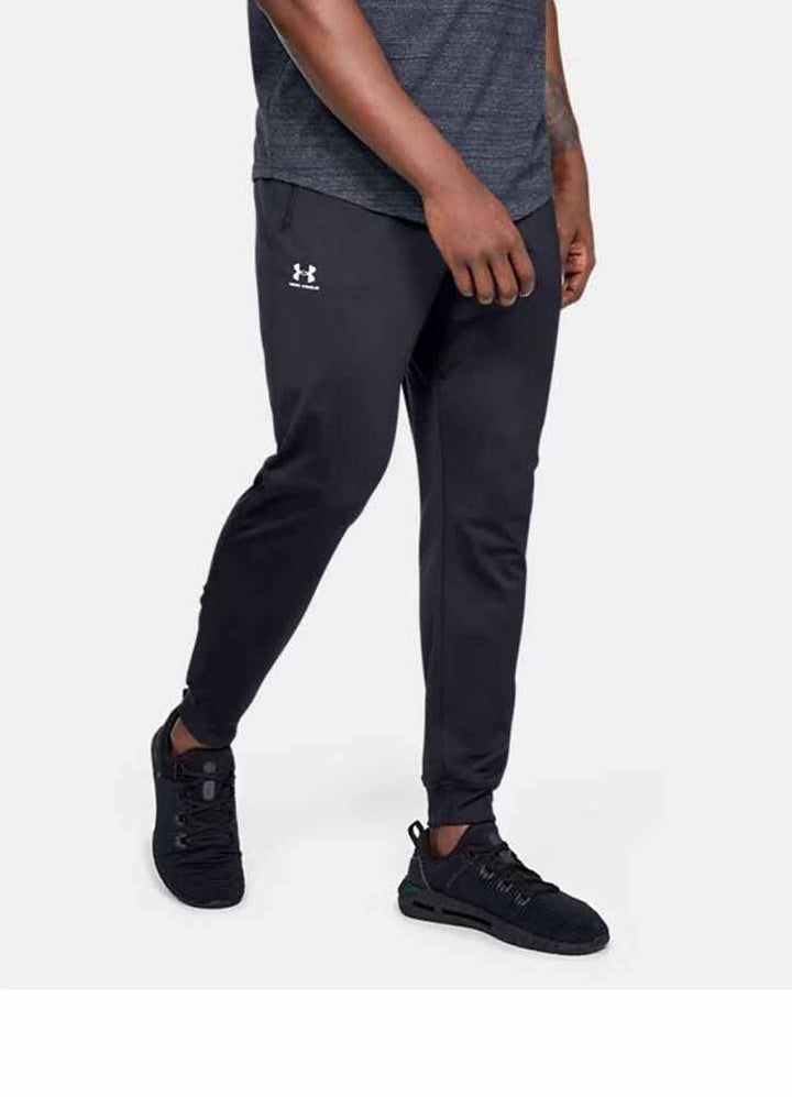 Under Armour Men's UA Joggers Sportstyle Tricot Sweatpants Grey Black Med NWOT store