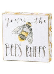 Block Sign Bee's Knees by Primitives by Kathy