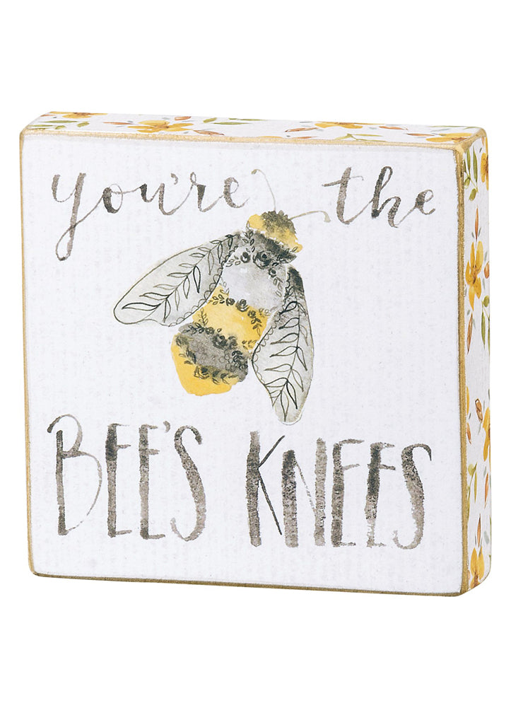 Block Sign Bee's Knees by Primitives by Kathy
